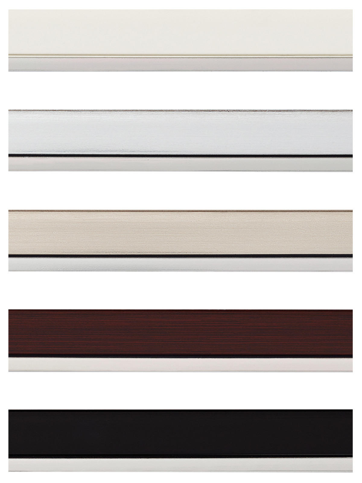 BILDERRAHMEN Metro Designrahmen 010X015 cm SCHWARZ - Schwarz, Kunststoff (15/20/1.6cm) - walther design