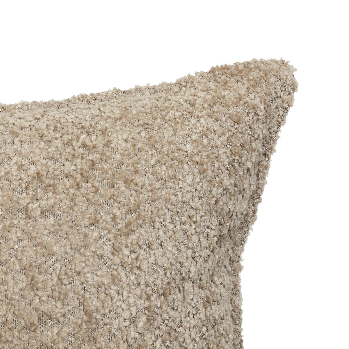 DEKOKISSEN Bouclé Soana 30/50 cm - Taupe, Textil (50cm) - Atmosphera Createur d´interieur