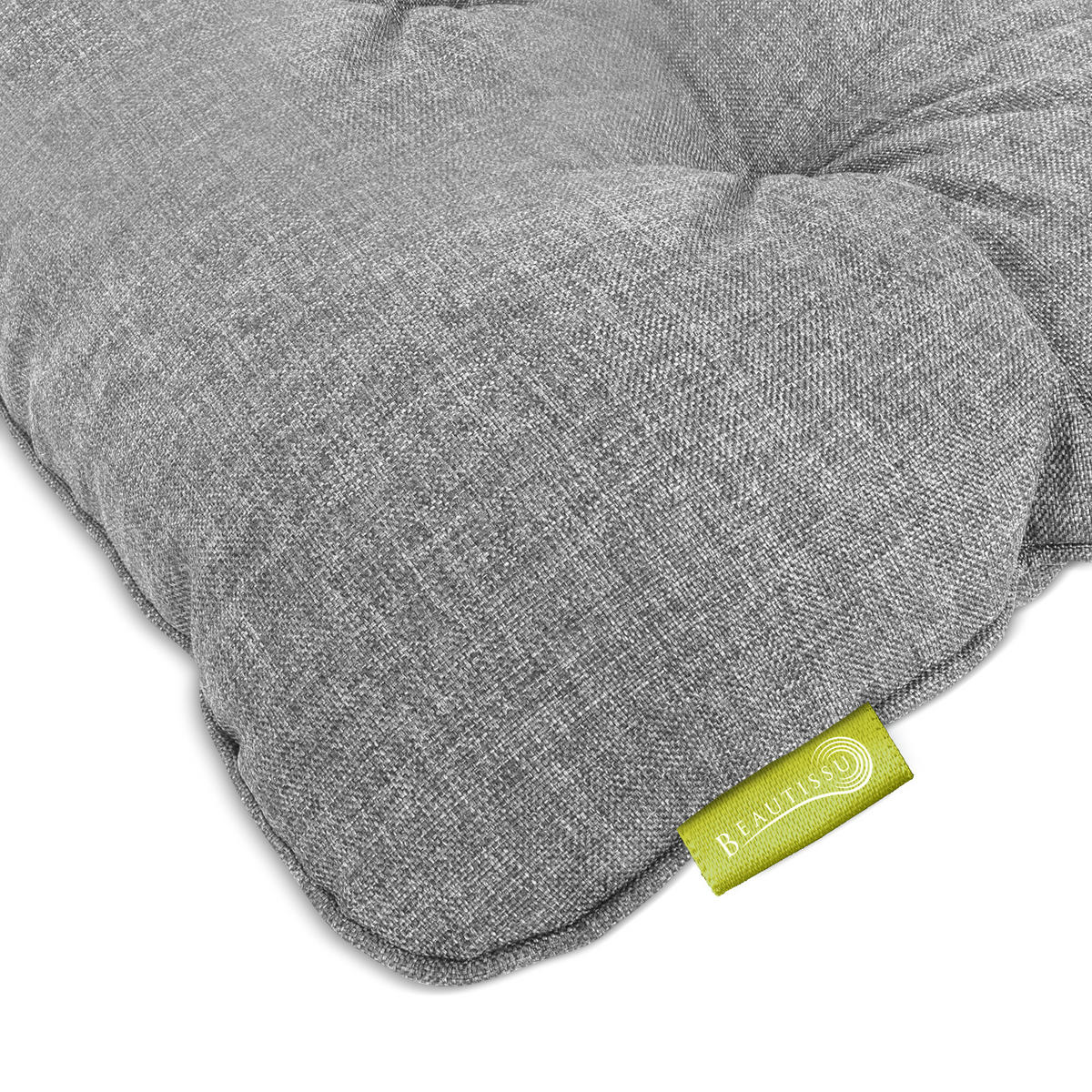 LOUNGEKISSEN Beauflair Outdoor Rücken 50/40/12cm Hellgrau - Hellgrau, Textil (40/12/50cm) - Beautissu 