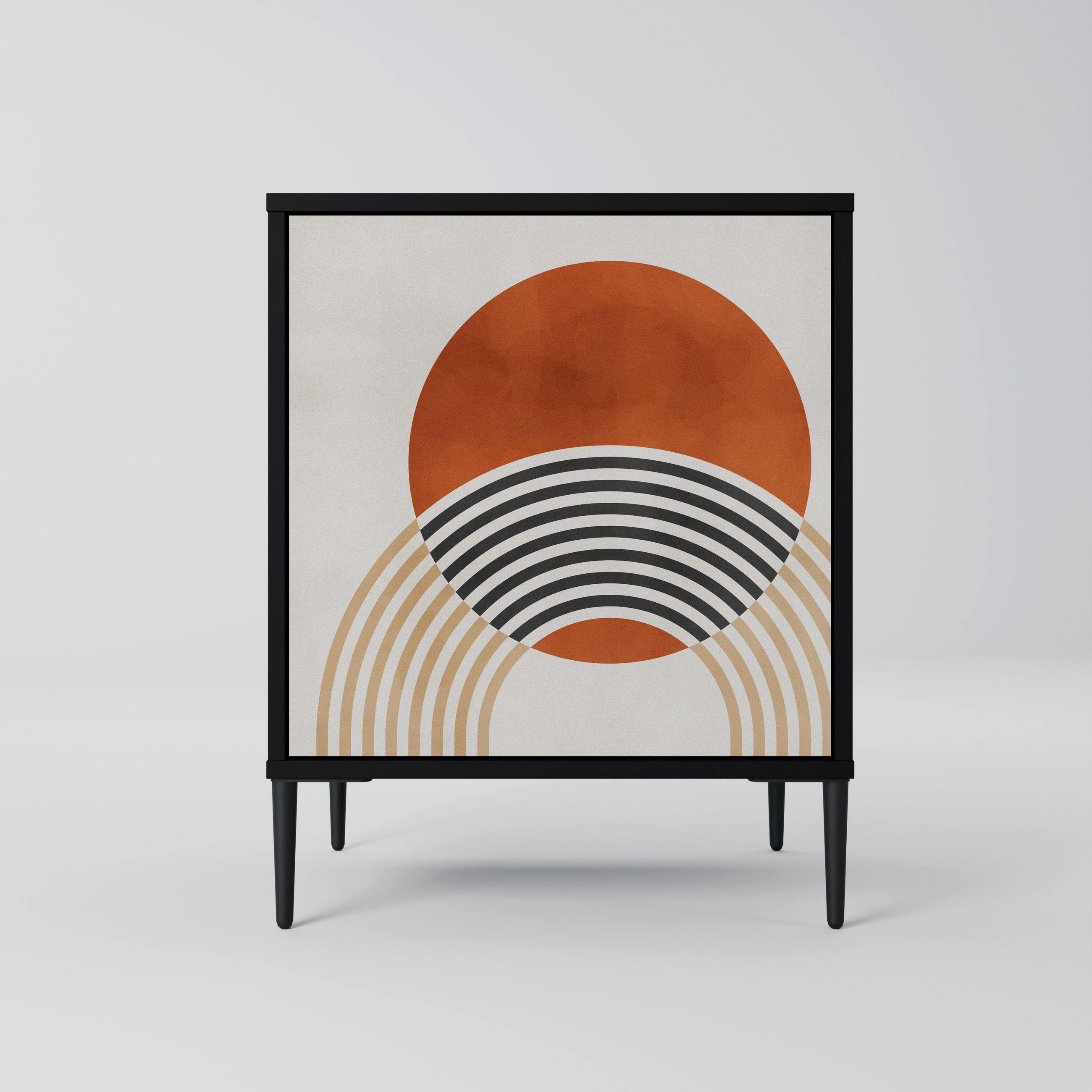 SpaceRebels Sideboard Schwarz 57.5x72.5x42 cm