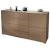 SIDEBOARD Rova Bronze Optik - Bronzefarben, Holzwerkstoff (138.5/75.5/35cm) - Vladon