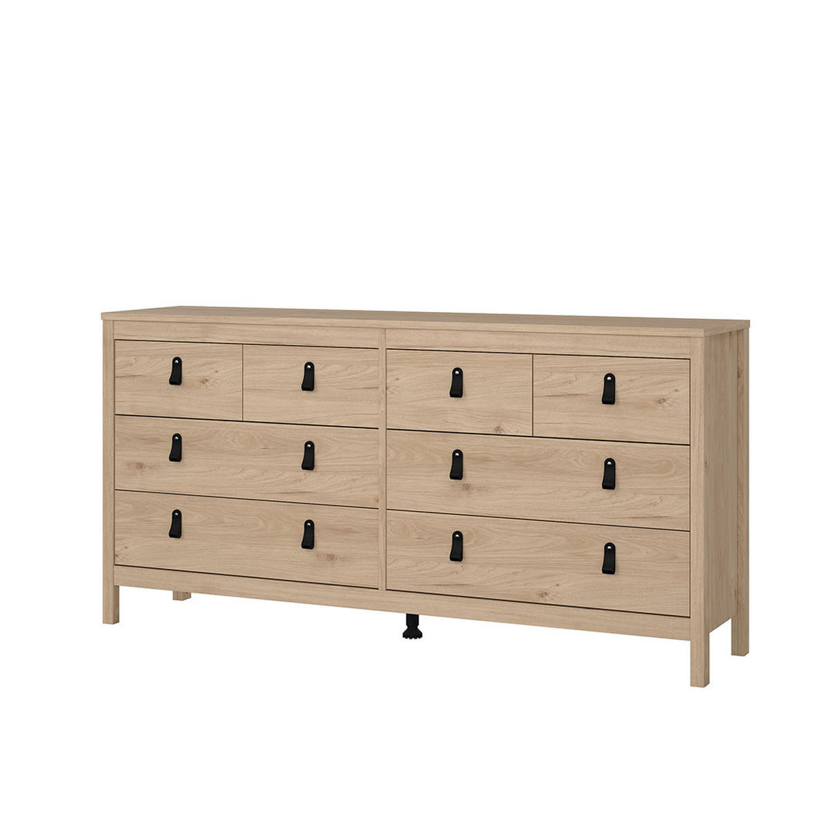 KOMMODE, Madrid, Eiche, Holzwerkstoff, 160 x 39 x 80 cm - Eichefarben, Holzwerkstoff (160/80/39cm) - ebuy24