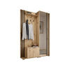 GARDEROBENSCHRANK - JOHN (Artisan) - Eiche Artisan, Holzwerkstoff (135/197/40cm)