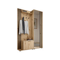 GARDEROBENSCHRANK - JOHN (Artisan) - Eiche Artisan, Holzwerkstoff (135/197/40cm)