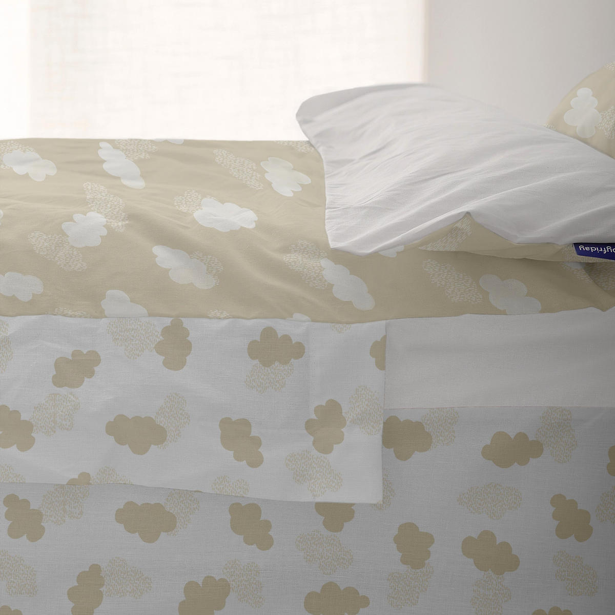 Happy Friday KINDER schlafsack Clouds Beige 105x200 cm Ohne füllung ...