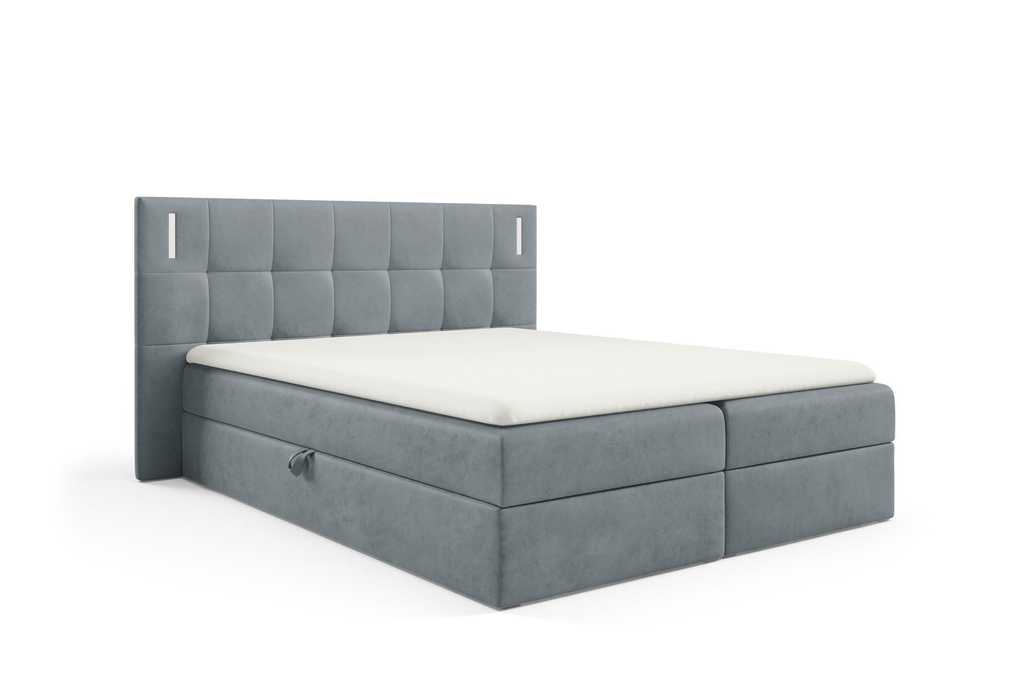 Fun Möbel Boxbett Grau 180x200 cm