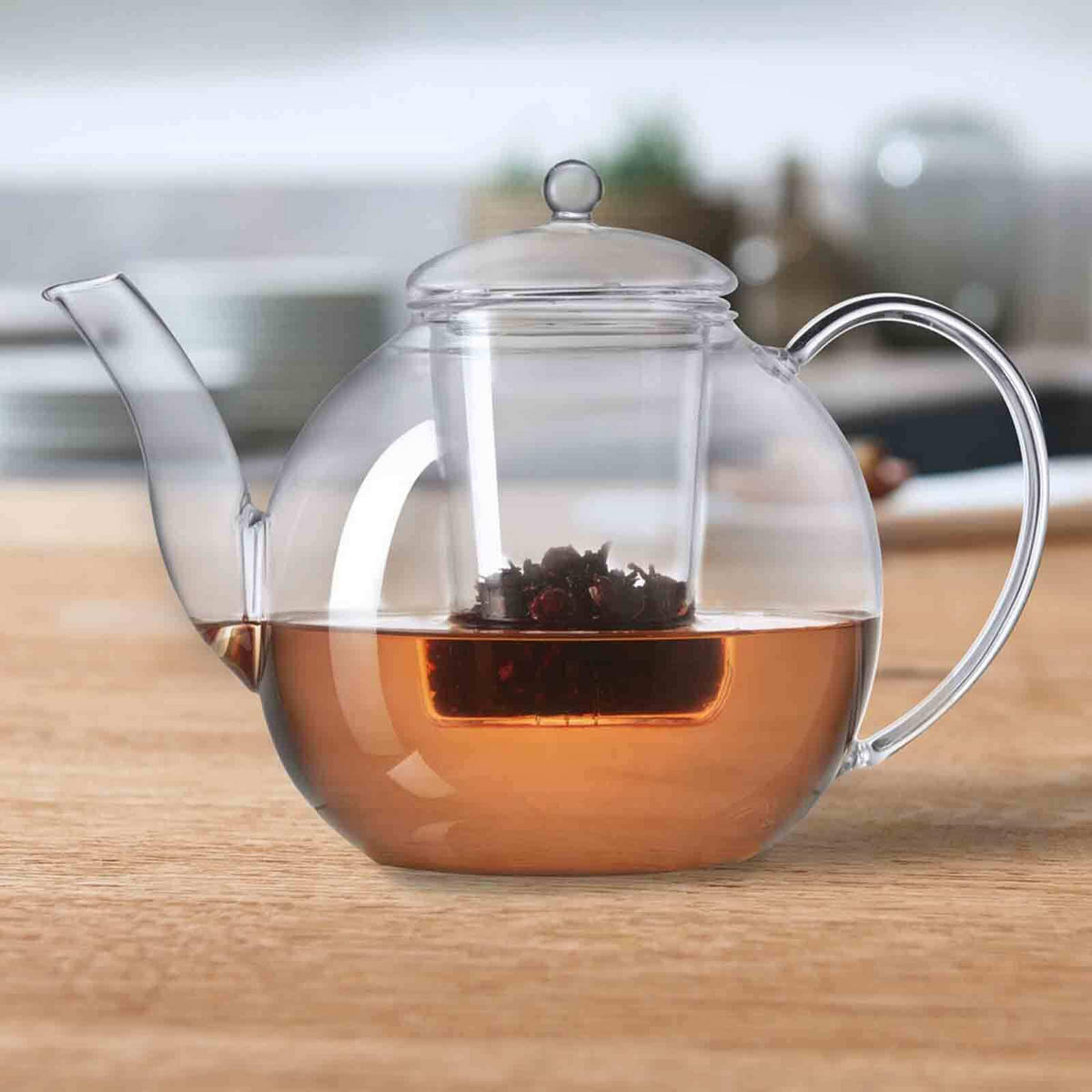 TEEKANNE Armonia transparent 1.2 l - Transparent, Glas (0.001L) - Leonardo Living