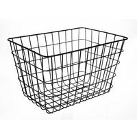 DRAHTKORB Schwarz Mittlere Größe – H23 cm - Schwarz, Metall (35/28/28cm) - Calicosy