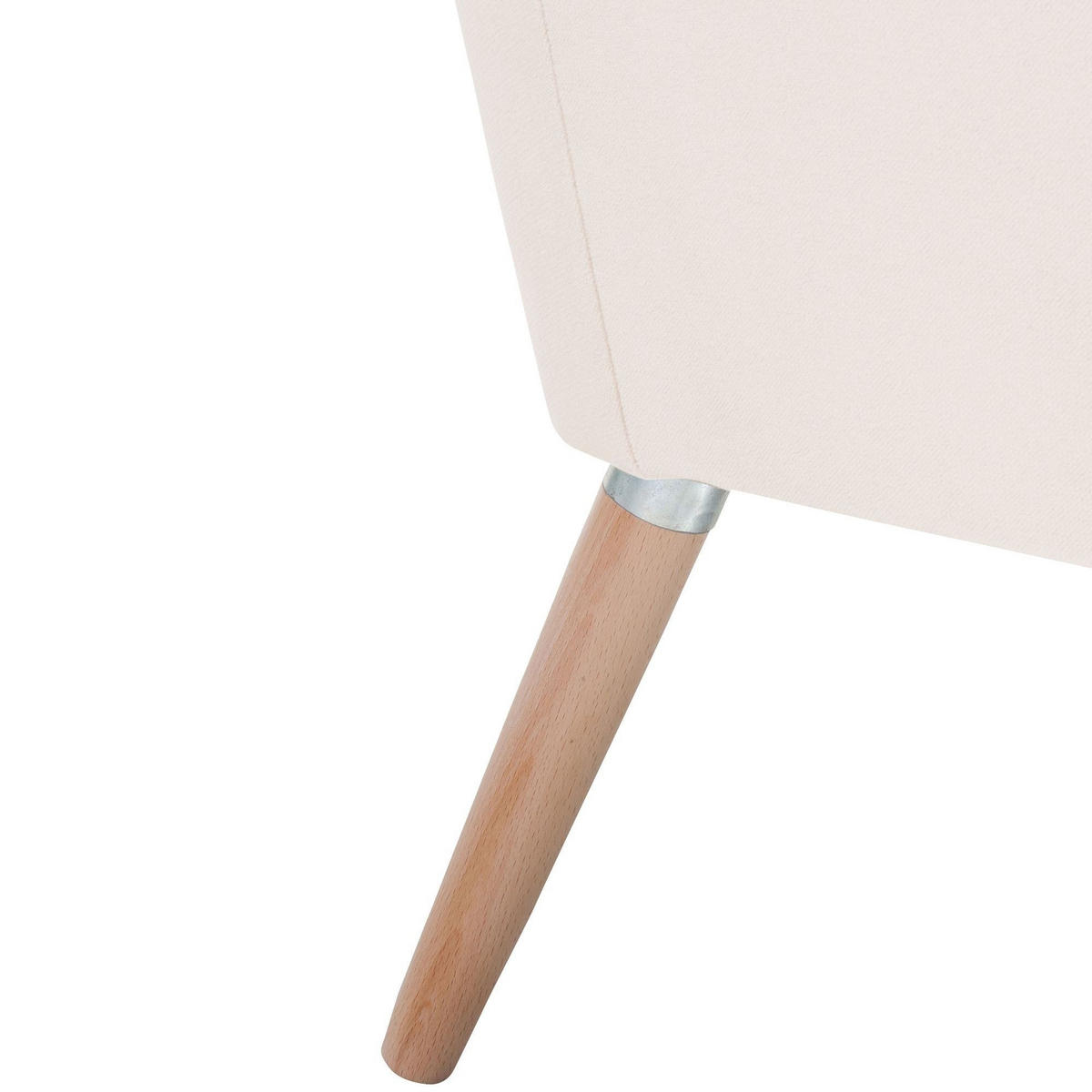 SESSEL Kachka Bezug Samtvelour Buche natur / creme - Buchefarben/Creme, Kunststoff (71/81/67cm) - 58aufmkessel