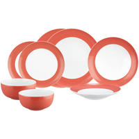 EINSTEIGER-SET Liberty Pure Colors Flamingo Red 8er Set - Rot, Keramik (1/1/1cm) - Seltmann Weiden