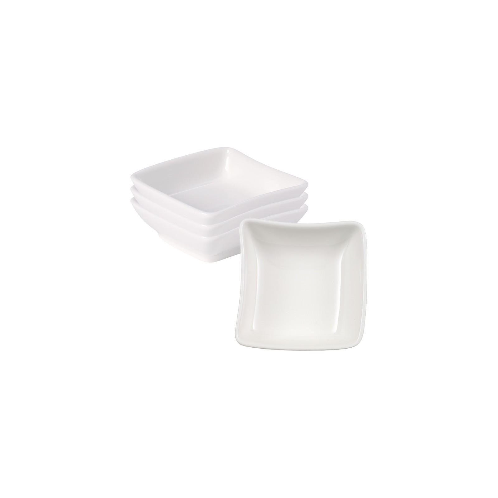 DIPSCHÄLCHEN NewWave weiß 8,5 x 8,5 cm 4er Set - Weiß, Keramik (1cm) - Villeroy & Boch