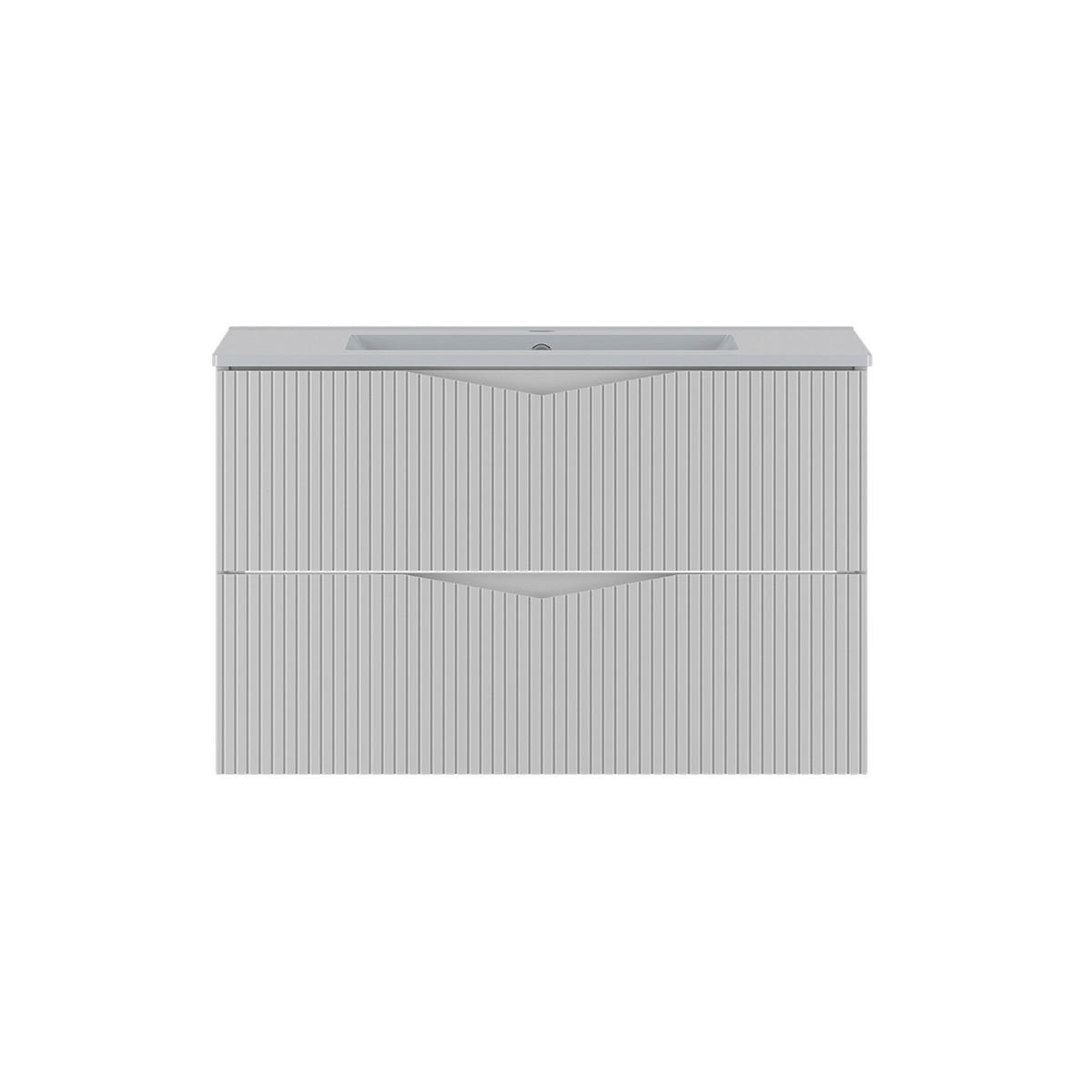 WASCHTISCH 80cm Tao Weiß - Weiß, Holzwerkstoff (80/50/45.8cm) - Petits-meubles