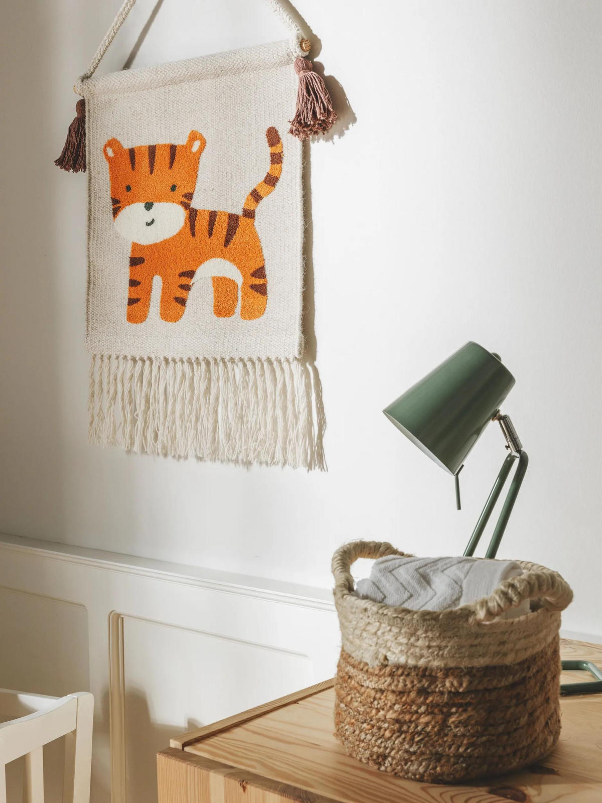 WANDDEKO Savannah Orange 40x40 cm - Orange, Textil (40/40cm) - Lytte