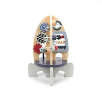 HOLZSPIELZEUG WELTRAUMRAKETE 22/22/30 cm - Multicolor, Holz (22/22cm)