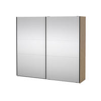 SCHIEBETÜRENSCHRANK, Como, Eiche, Holzwerkstoff, 244 x 67 x 221 cm - Eichefarben, Holzwerkstoff (244/221/67cm) - ebuy24