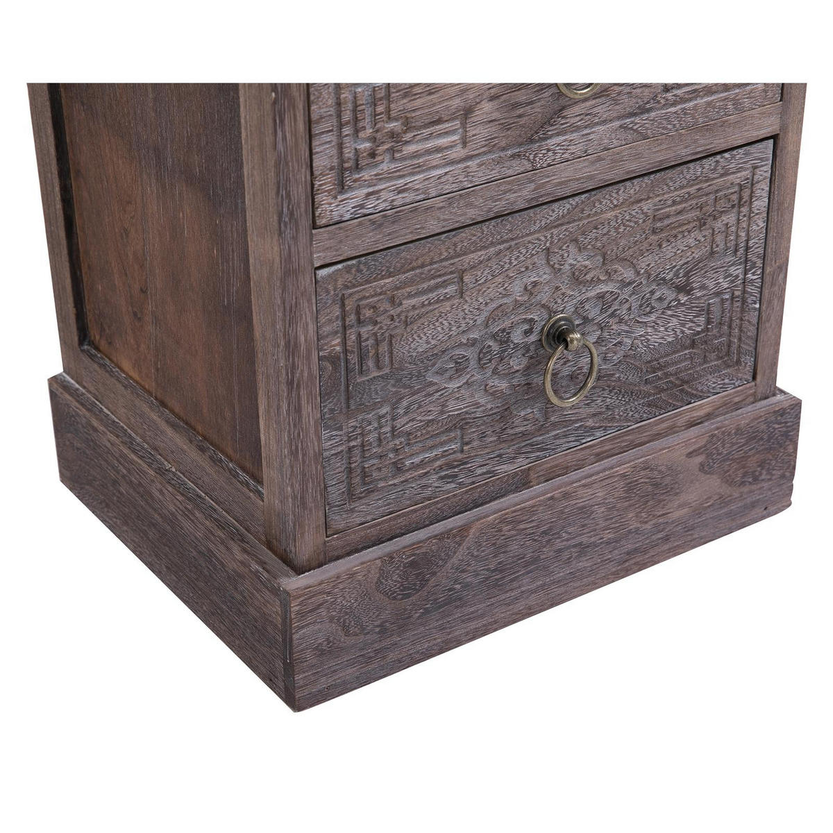 NACHTTISCH ENZO - Braun, Holz (35/59/30cm) - CARO-Möbel