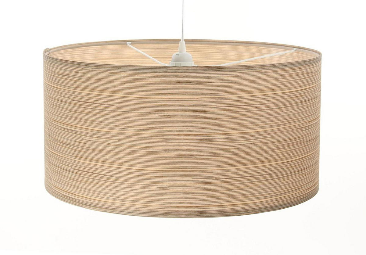 HÄNGELEUCHTE Beige 50/25 cm - Beige, Kunststoff (50/0.6/25cm) - ONZENO