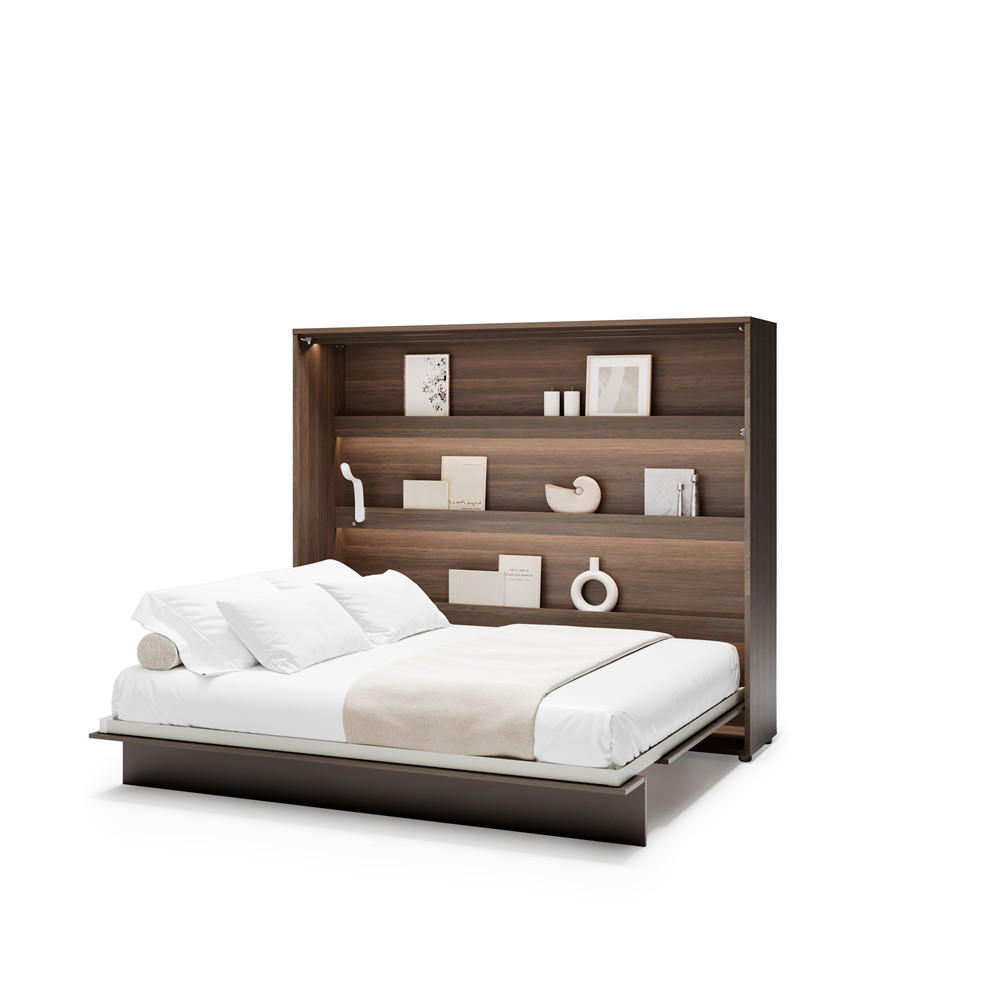 SCHRANKBETT BED CONCEPT BC-14 Matratze - Alteiche, Holzwerkstoff (160/200cm) - Meblini