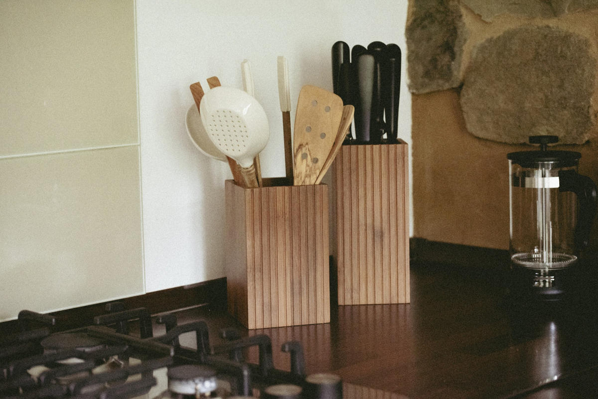 KÜCHENSTÄNDER Bambus Mera - Braun, Naturmaterialien (11/18/11cm)