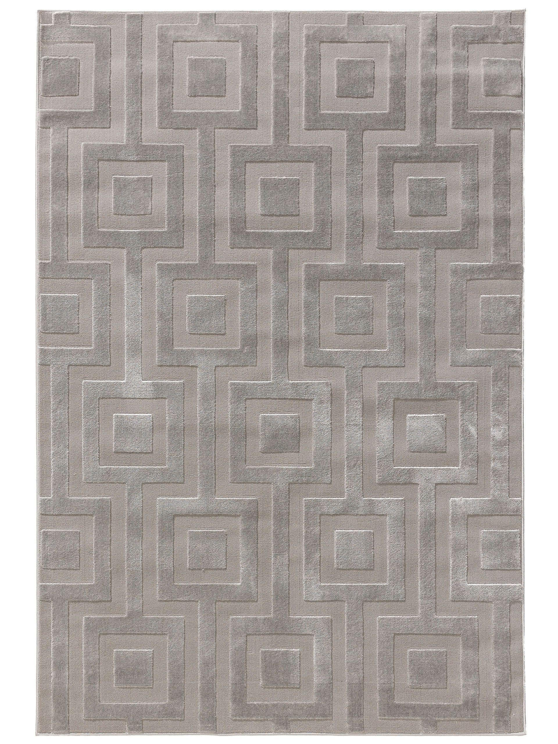 TEPPICH Claire Grau 200x300 cm - Grau, Kunststoff (200/300cm) - benuta