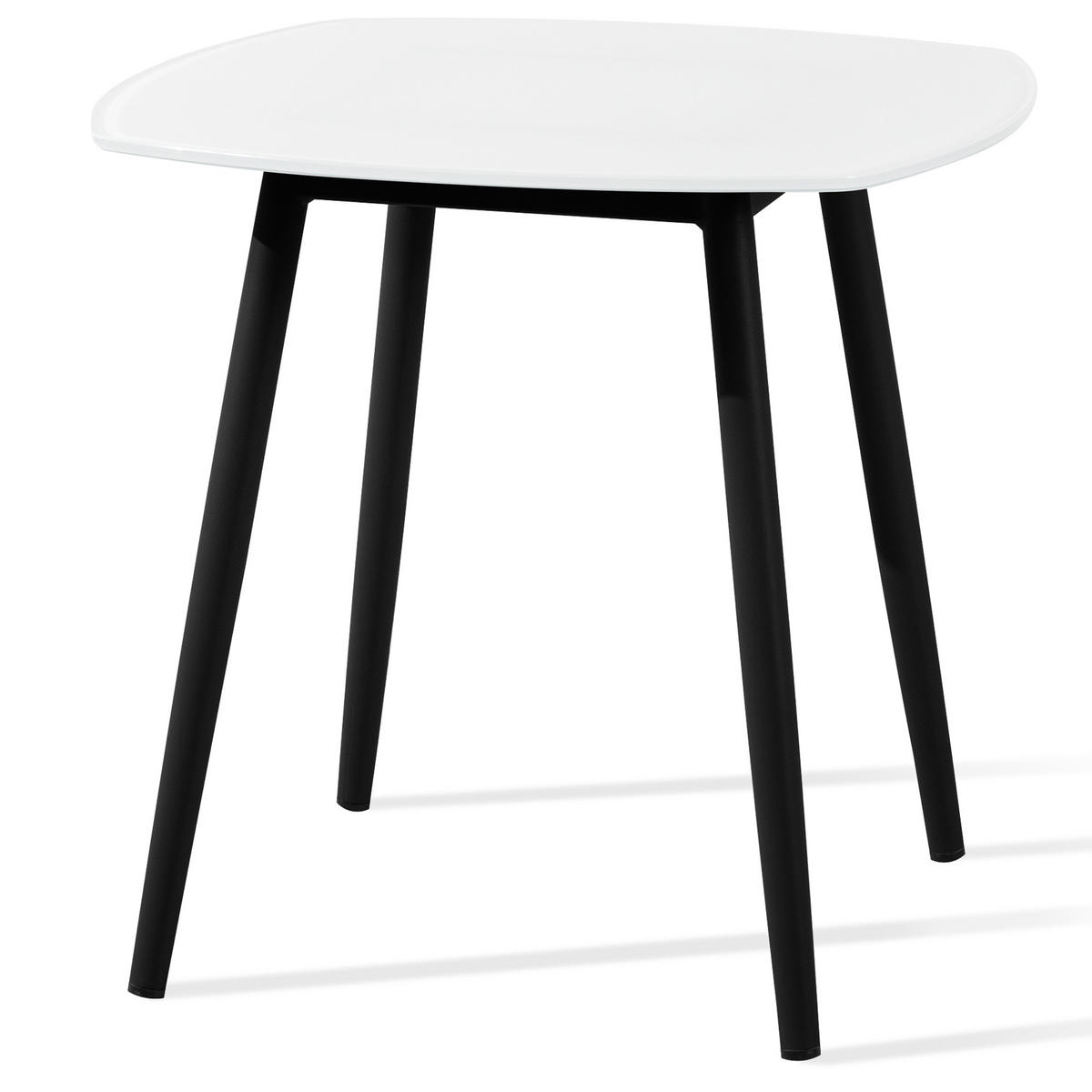 GARTENMÖBELSET SOLIS Gartenlounge-Set, creme/schwarz - Creme, Textil/Metall - KONSIMO®