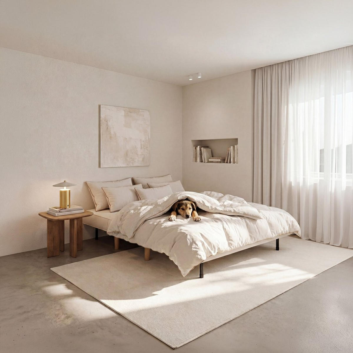 SCHLAFSOFA Noa Beige 121 cm x 83 cm - Beige, Textil (121/83/90cm) - Klast Home