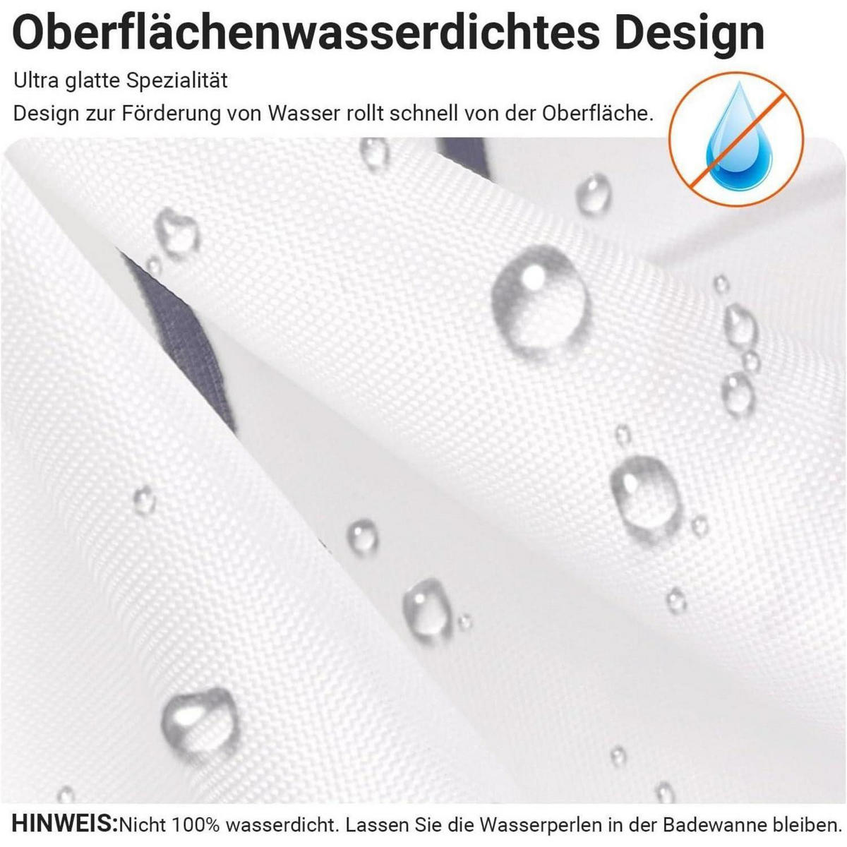 DUSCHVORHANG Weizenohr 220 x 200 cm - Multicolor, Textil (220/200cm)