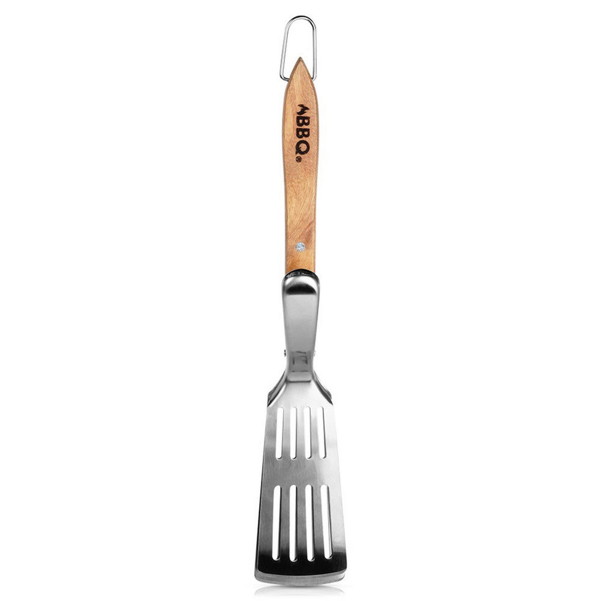 GRILLWENDER/ZANGE 2-in-1 Edelstahl 40 cm Silberfarben - Silberfarben, Metall (40cm) - BBQ Collection