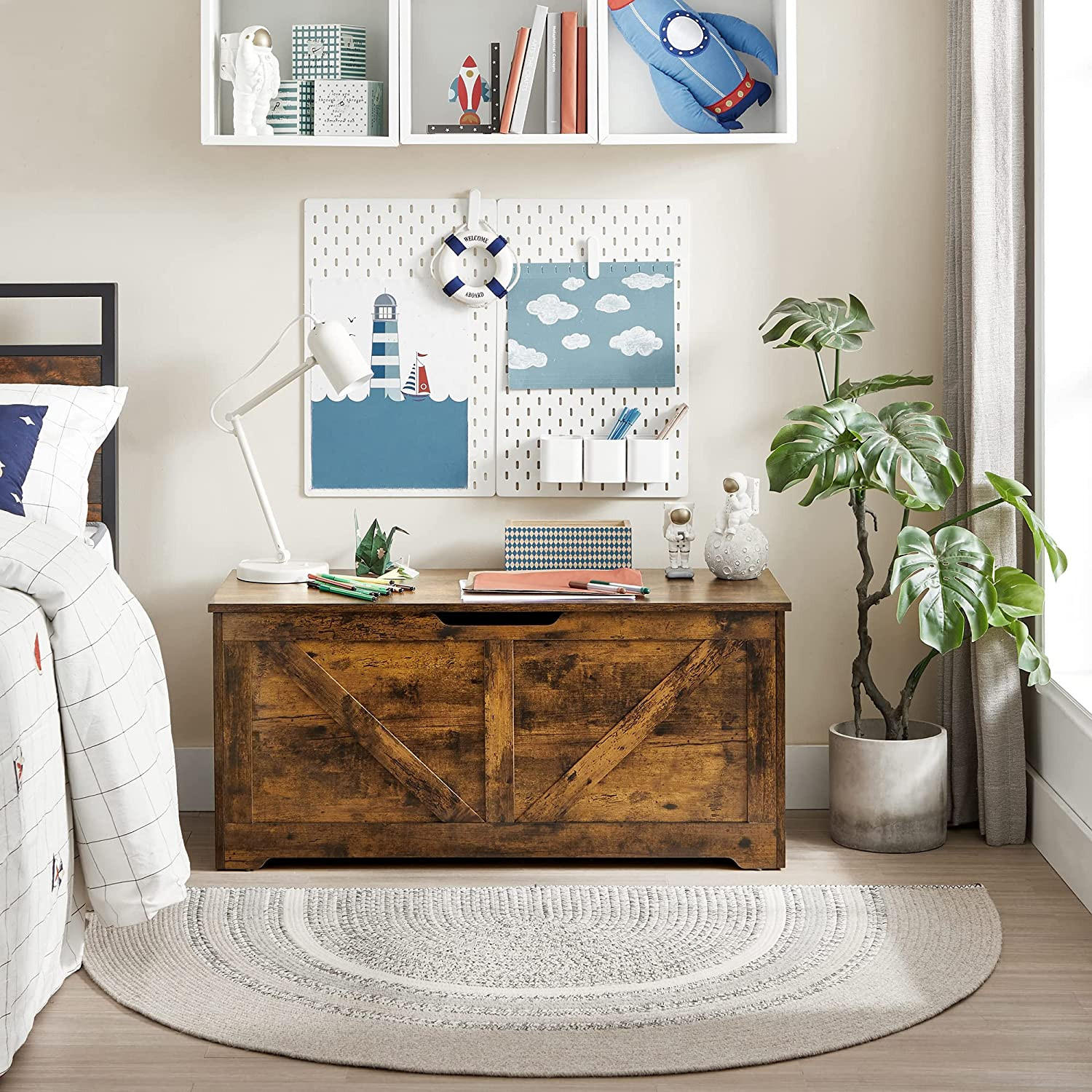 Thumbnail - Hansiro Sitzbank, Braun, Holzwerkstoff, 40x46x100 cm, Esszimmer, Bänke, Sitzbänke