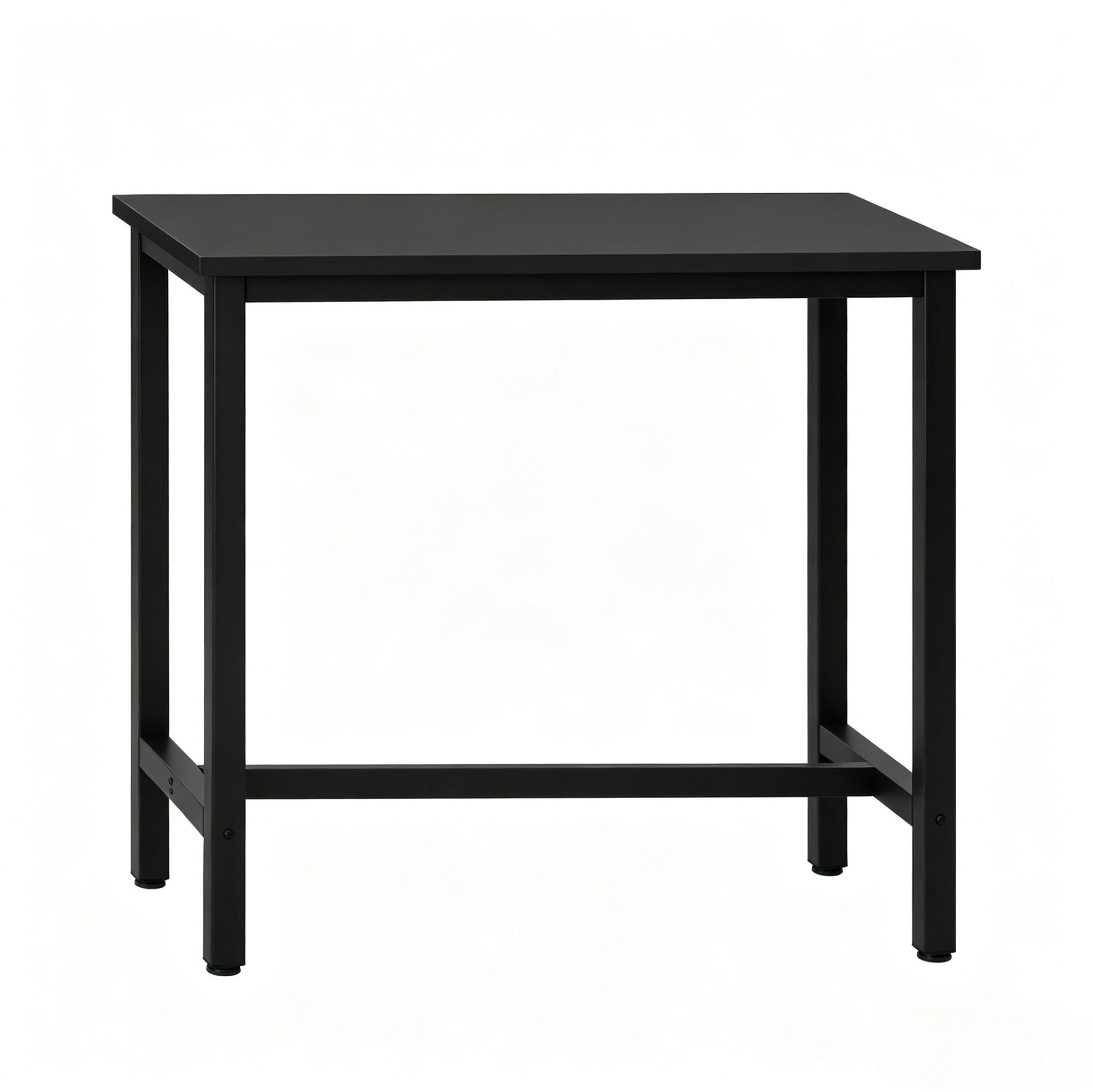 BARTISCH 40/100/100 cm in Schwarz aus Holzwerkstoff und Metall - Schwarz, Metall (40/100/100cm) - BEAOK