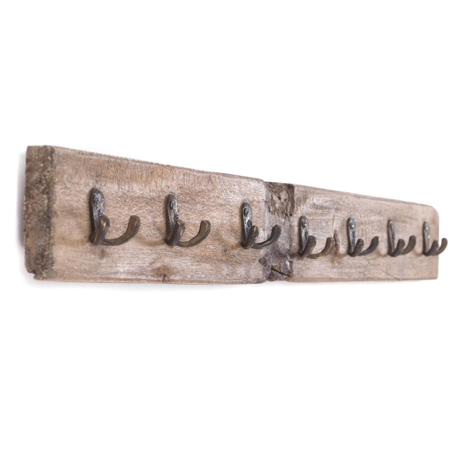WANDGARDEROBE CASA 90 Recyclingholz naturfarben - Naturfarben, Holz (90/9/8cm) - DESIGN DELIGHTS