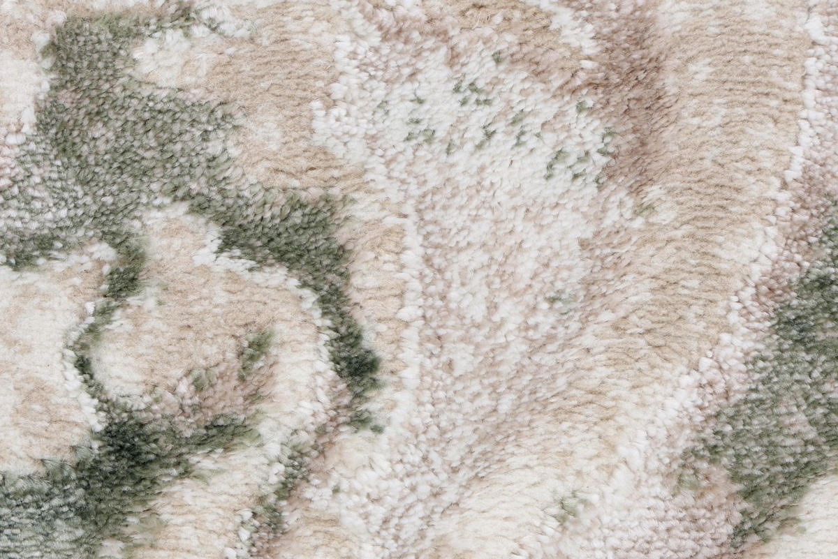 KOBEREC béžový krémový zelený - 80 x 150 cm - lesná zelená/béžová, textil (80/150cm) - Mazovia