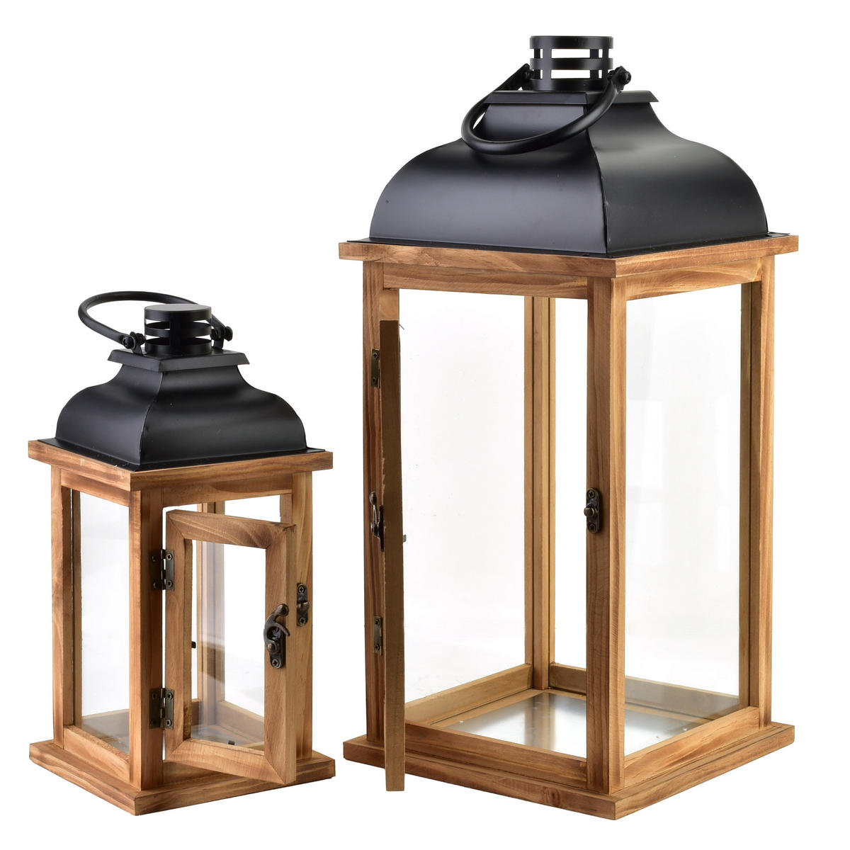 LATERNA les rjava - rjava, les (23/50/23cm) - Mondex