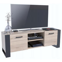FERNSEHKOMMODE ALBA BIS Sonoma Eiche 150/43,6/50 cm - Sonoma Eiche, Holzwerkstoff (150/50/43.6cm) - Matkam Möbel