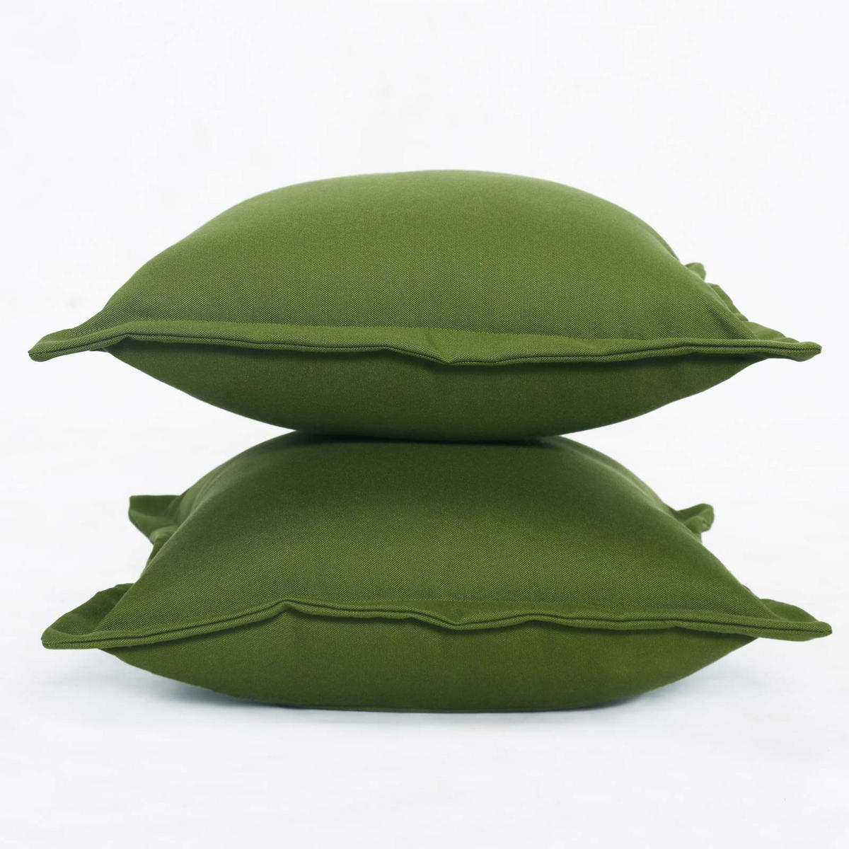 OUTDOOR-KISSEN 2er-Set grün 45/45 cm - Grün, Textil (45/45cm) - Homescapes