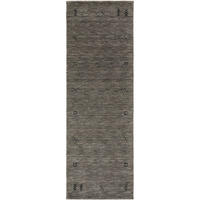 WOLLTEPPICH-LÄUFER Jamal Grau 80x250 cm - Grau, Textil (80/250cm) - benuta Nest