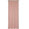 ÖSENVORHANG HARP Blickdicht - Hellrosa, Textil (140/0.5/250cm) - Esprit