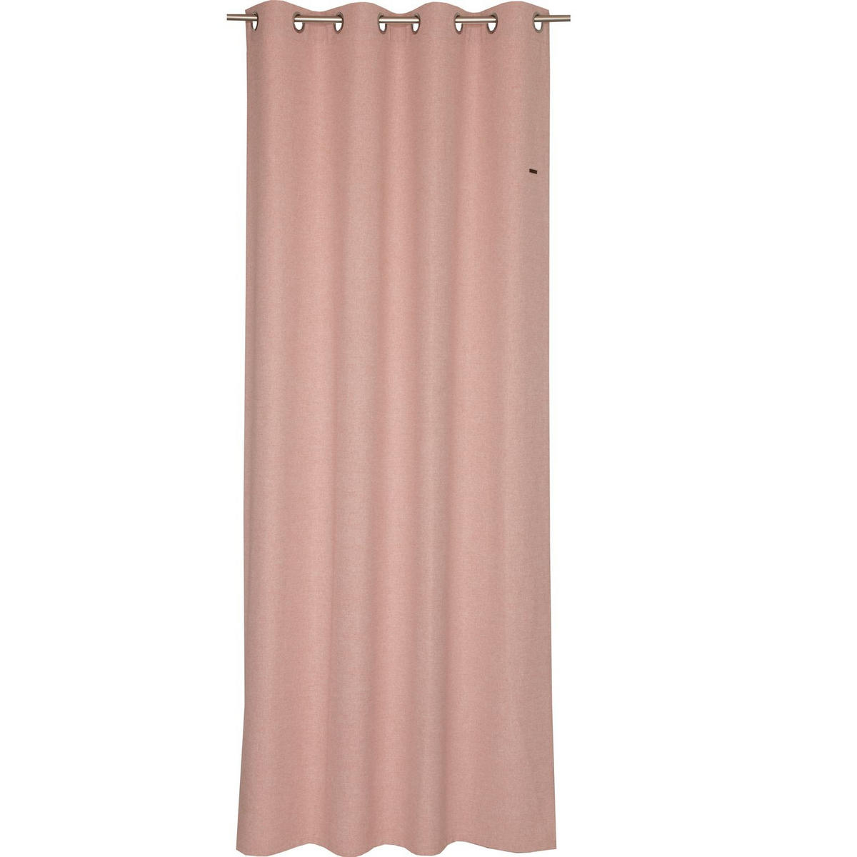 ÖSENVORHANG HARP Blickdicht - Hellrosa, Textil (140/0.5/250cm) - Esprit