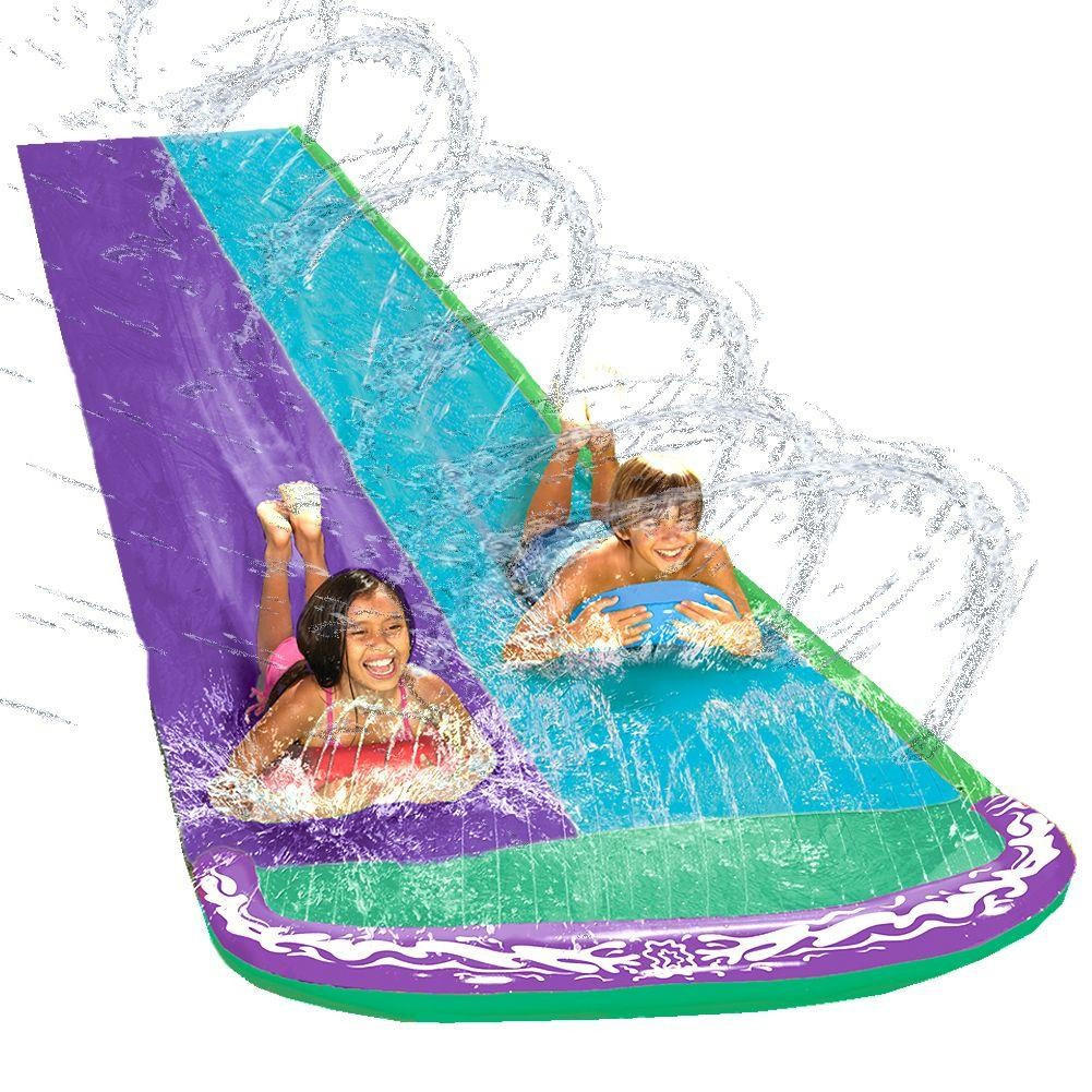 WASSERRUTSCHMATTE aufblasbar 480/145 cm - Multicolor, Kunststoff (145/480cm)