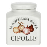 VORRATSDOSE Cipolle 3,5 l - Multicolor, Keramik (18/27.5/18cm) - La Porcellana Bianca