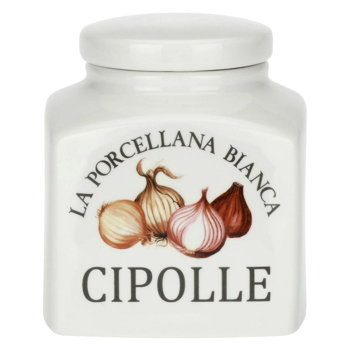 VORRATSDOSE Cipolle 3,5 l - Multicolor, Keramik (18/27.5/18cm) - La Porcellana Bianca