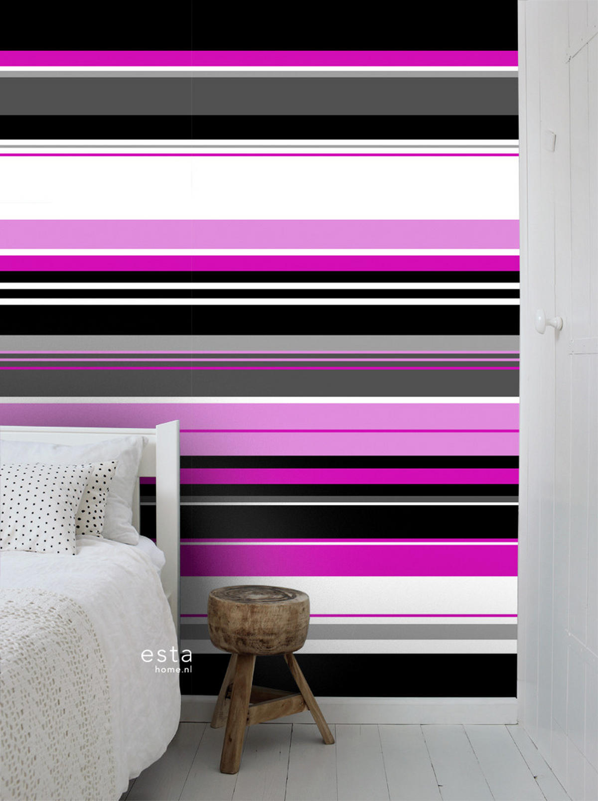 FOTOTAPETE Süßigkeiten 100 x 279 cm - Schwarz, Papier (100/279cm) - ESTAhome