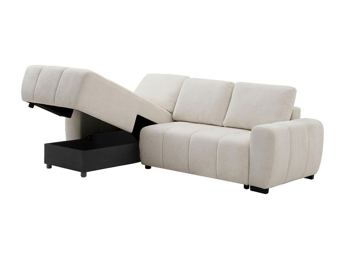 SCHLAFSOFA - 5 Personen - Stoff - Beige - - Beige, Textil (260/95/178cm) - Vente-Unique