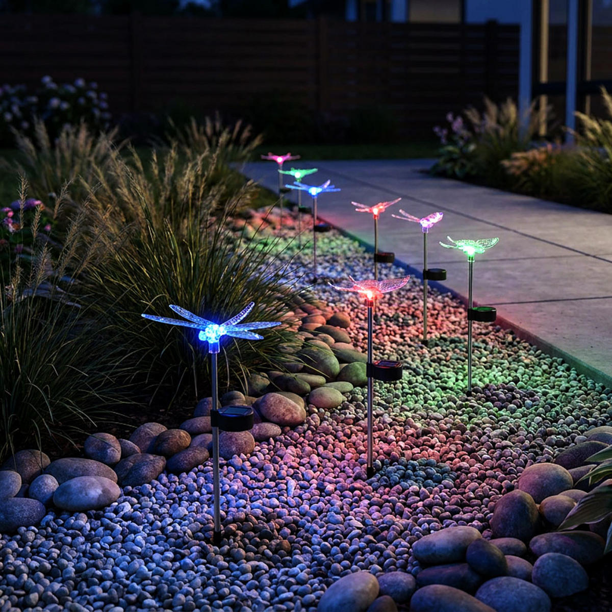 LED AUSSENLEUCHTE Klar Solarlampe Farbwechsel - Klar, Kunststoff (6/7/42cm) - Globo Lighting