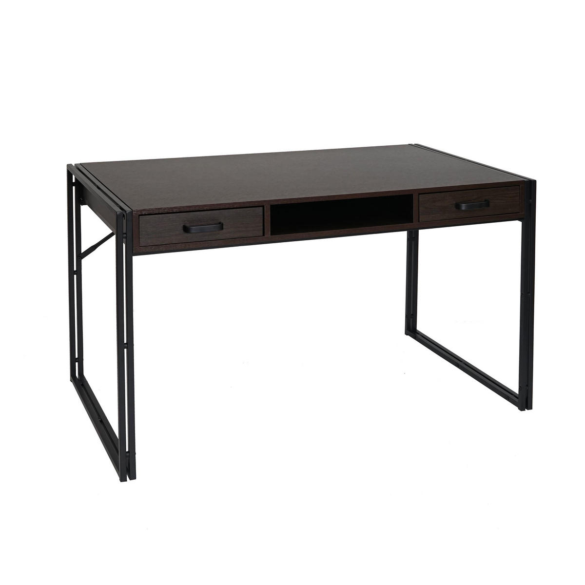 SCHREIBTISCH rechteckig Dunkelbraun - Dunkelbraun, Holzwerkstoff (70/122/75cm) - MCW