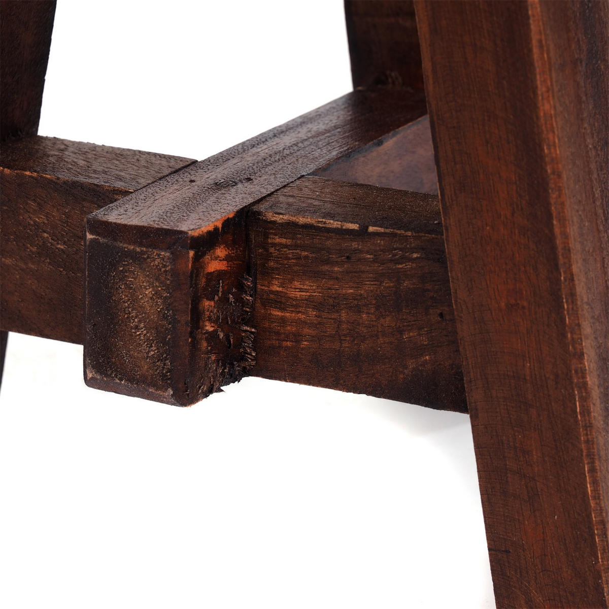 PFLANZENHOCKER Bern Mahagoni Massivholz 02 hellbraun - Hellbraun, Holz (20/23/20cm) - DESIGN DELIGHTS