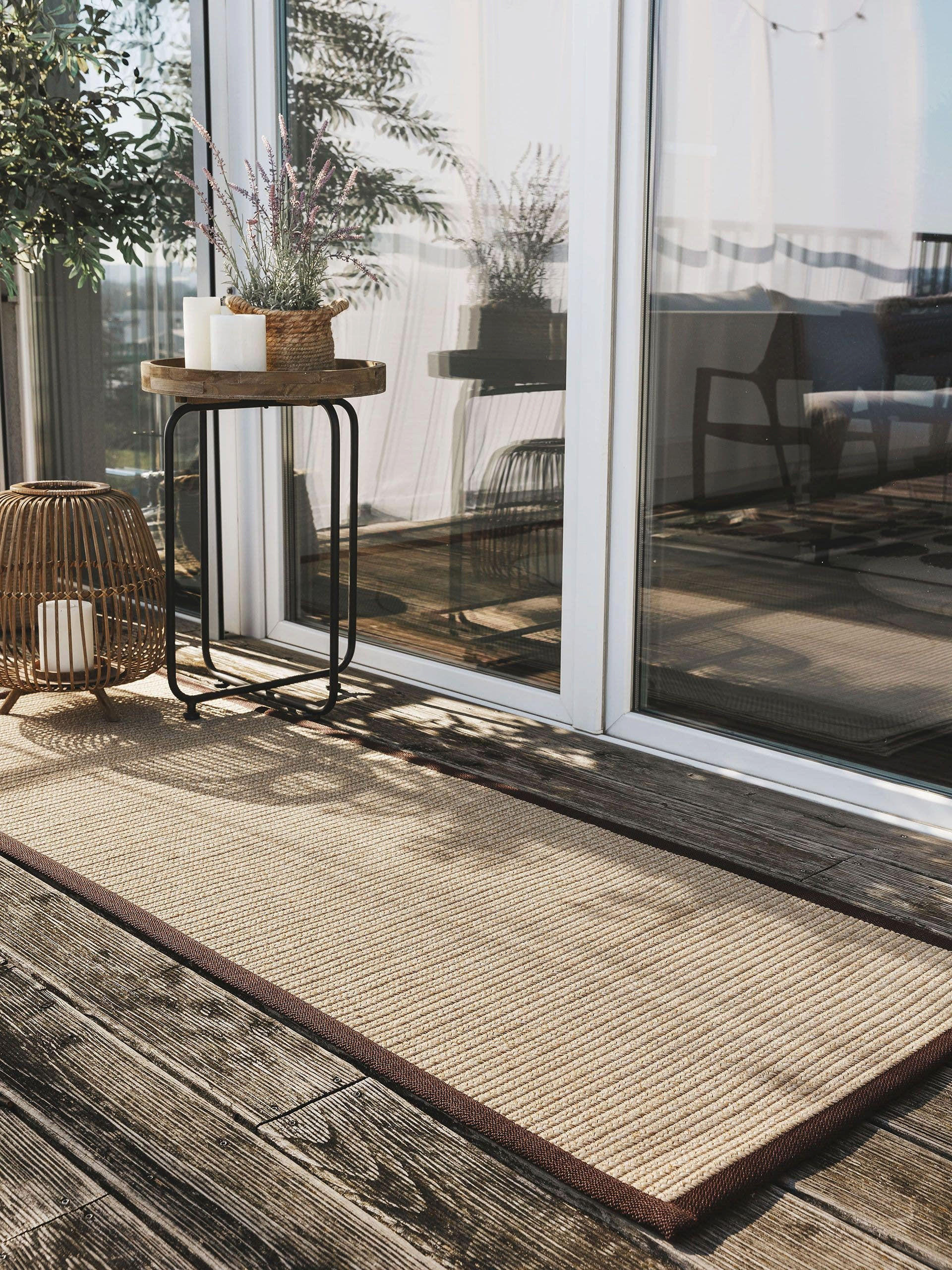 Outdoorläufer Nandi Beige 70x200 cm - Beige, Textil (70/200cm) - benuta Nest