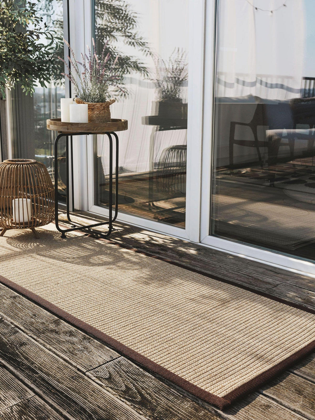 OUTDOORLÄUFER Nandi Beige 70x200 cm - Beige, Textil (70/200cm) - benuta Nest