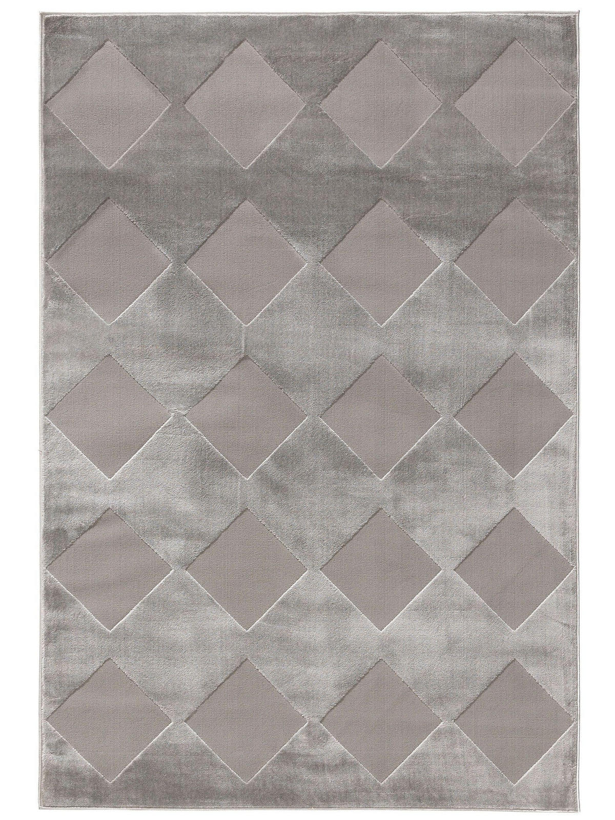 TEPPICH Claire Grau 200x300 cm - Grau, Kunststoff (200/300cm) - benuta