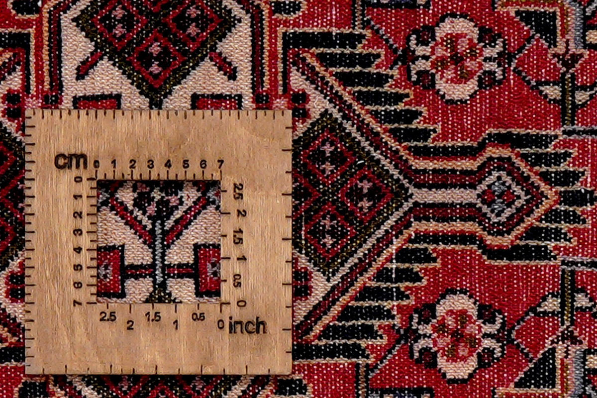 ORIENTTEPPICH handgeknüpft Assadabad Rot 130/81 cm Schurwolle - Rot, Textil (81/130cm) - Looma